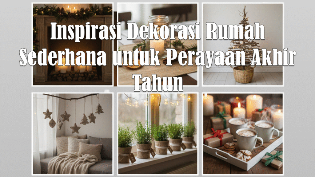 Inspirasi Dekorasi Rumah Sederhana untuk Perayaan Akhir Tahun