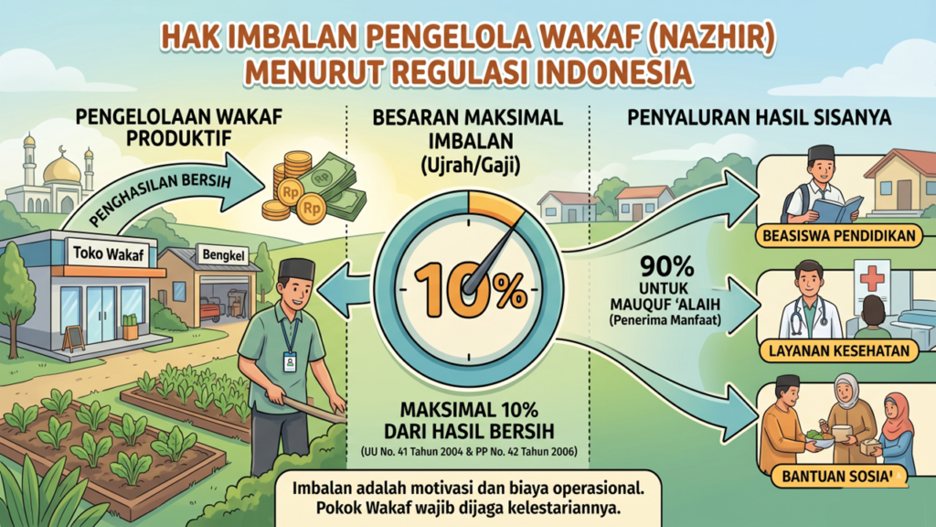 Berapa Gaji Pengelola Wakaf? Ini Batasan Maksimalnya