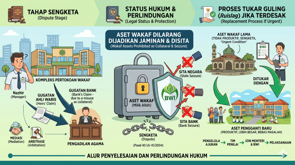 Apakah Aset Wakaf Bisa Disita? Simak Penjelasan Hukumnya.