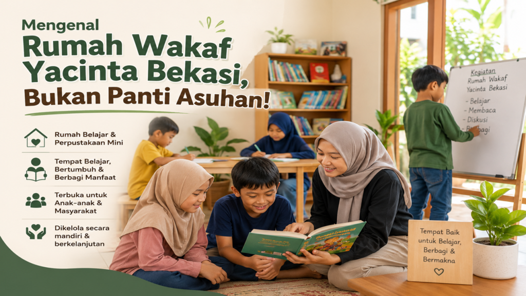 Mengenal Rumah Wakaf Yacinta Bekasi, Bukan Panti Asuhan!