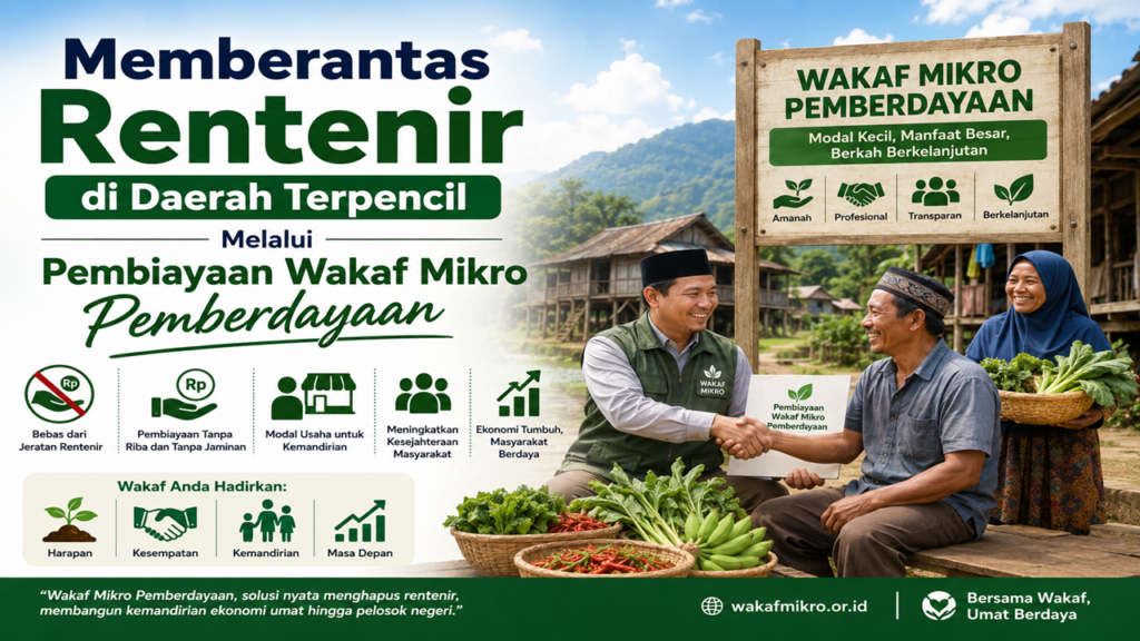Memberantas Rentenir Desa Lewat Wakaf Mikro