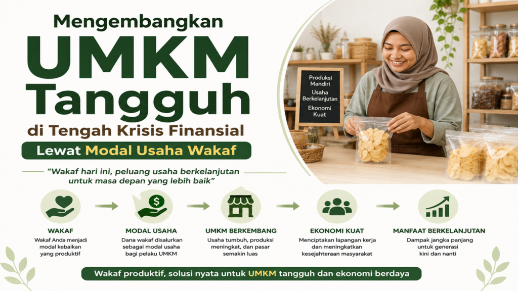 UMKM Tangguh di Tengah Krisis Finansial Lewat Wakaf