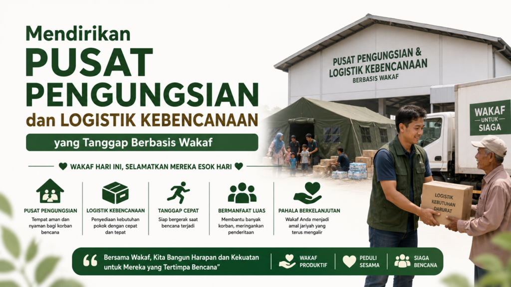 Pusat Pengungsian Tanggap Darurat Berbasis Wakaf