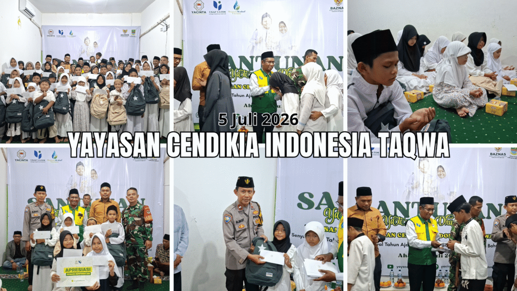berbagi perlengkapan sekolah