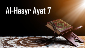Prinsip Pemerataan Harta Wakaf Menurut Surah Al-Hasyr 7