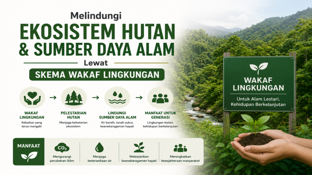 Lindungi Ekosistem Hutan Lewat Skema Wakaf Lingkungan