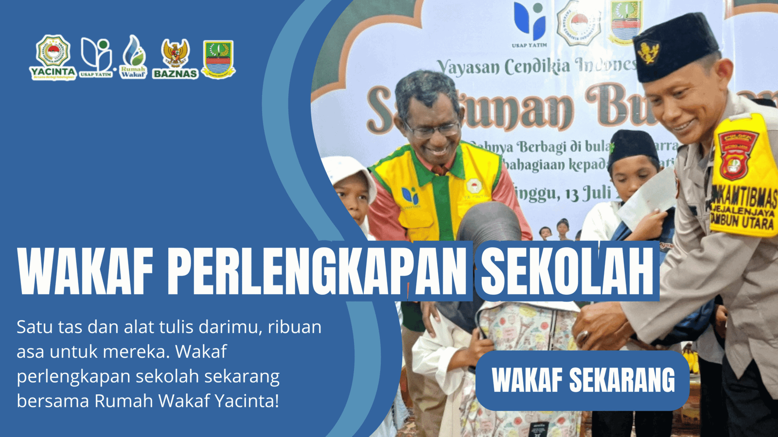 WAKAF PERLENGKAPAN SEKOLAH